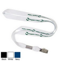 5/8" Organic Cotton Lanyard w/ Bulldog Clip (1 Color)